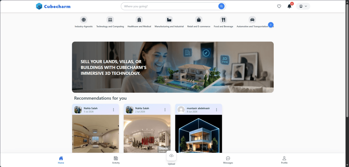 CubeCharm — Real Estate Social Marketplace - Microservices